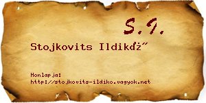 Stojkovits Ildikó névjegykártya