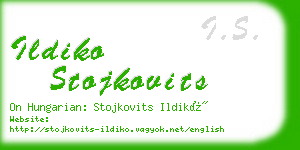 ildiko stojkovits business card